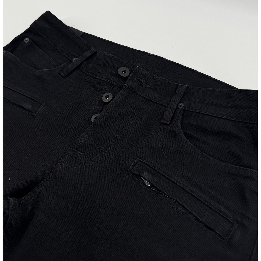Hudson Blinder Biker M406DSB Moto Black Pants Mens Size 34X34 NWOT